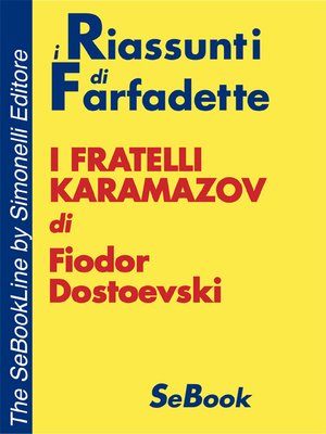 cover image of I Fratelli Karamazov di Fiodor Dostoevski - RIASSUNTO